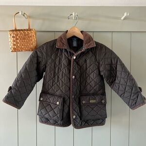 Ralph Lauren Kids Quilted Jacket - Dark Brown
